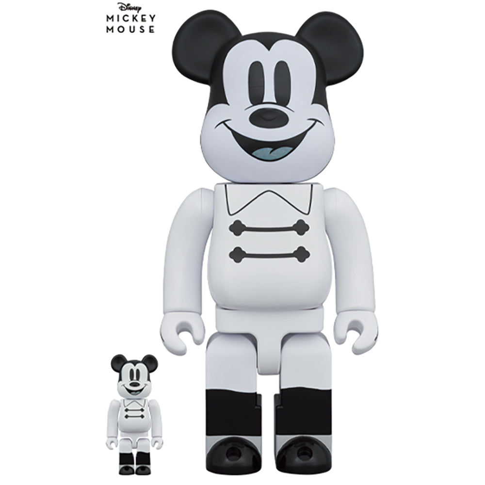 HF BE@RBRICK 100% & 400% Nighttime Mickey