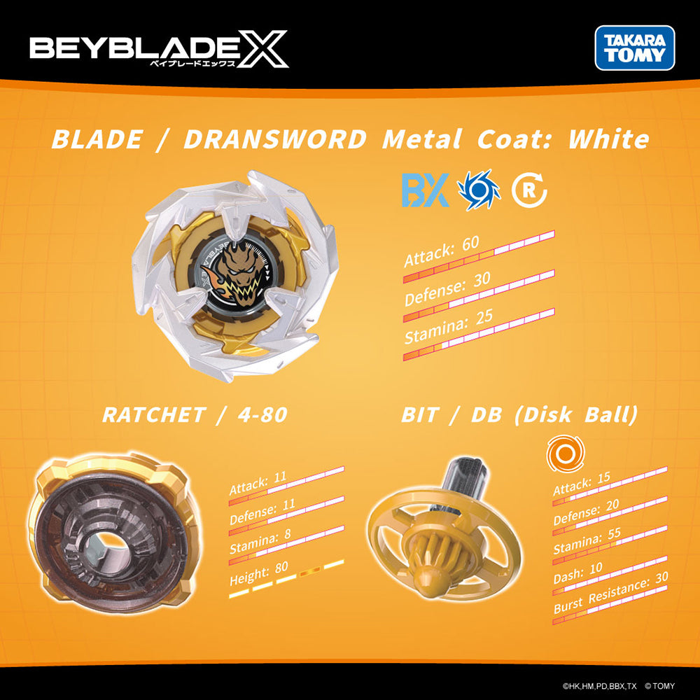 BBX-SET BeybladeX Set BXG-25 UX-00 Dran Deck Starter SetAsia