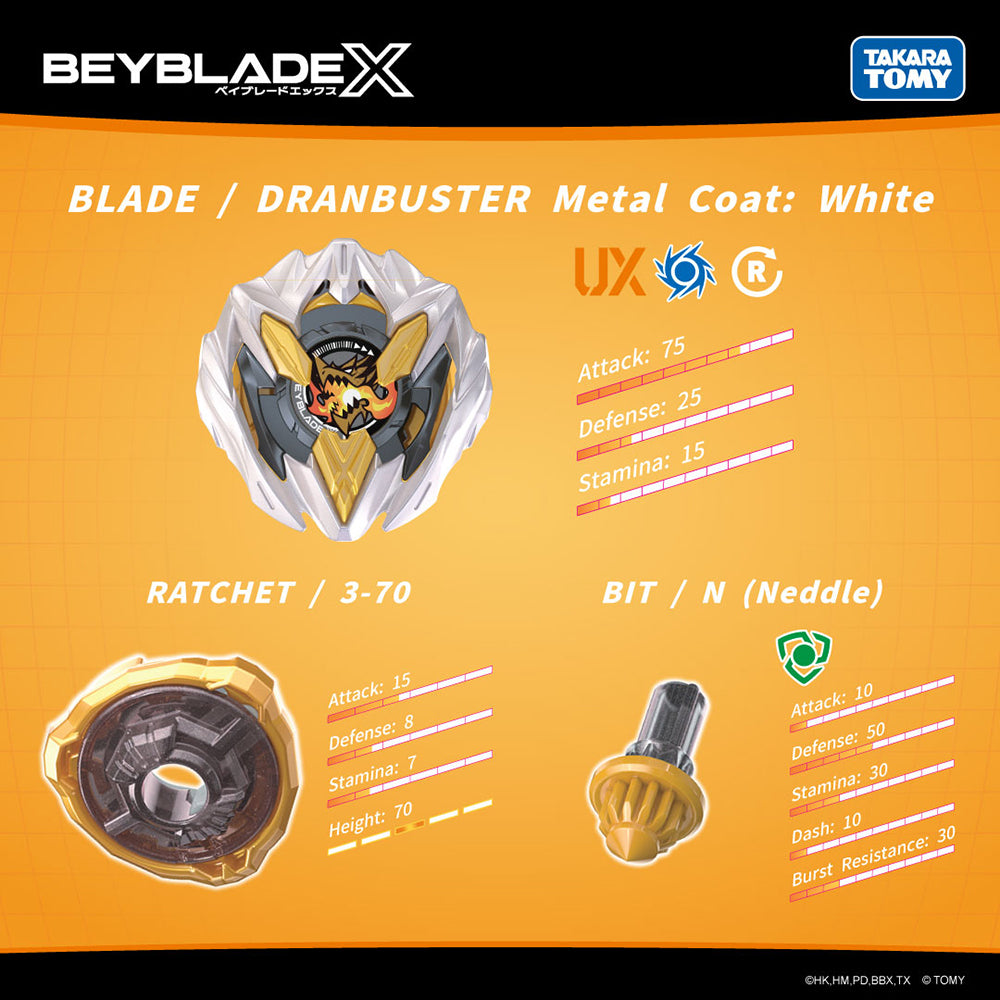 BBX-SET BeybladeX Set BXG-25 UX-00 Dran Deck Starter SetAsia