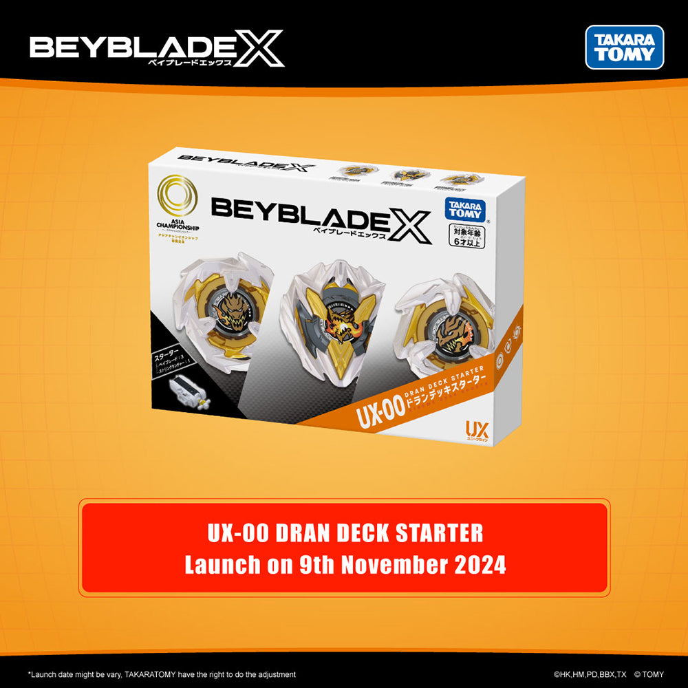 BBX-SET BeybladeX Set BXG-25 UX-00 Dran Deck Starter SetAsia
